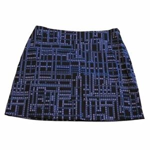 Express stretch geometric mini skirt size 1/2